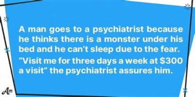 A Man Goes to a Psychiatrist Because He Thinks There's a Monster under His Bed