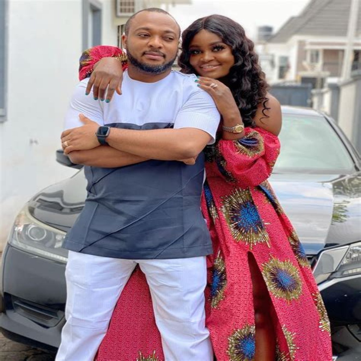 Chizzy Alichi Competing With The Husband Over Beauty – Who Do You Think Fine Pass The Other (PHOTOS)