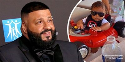 DJ Khaled's Son Aalam Rides Red Toy Car with Stylish Sunglasses on in a Cute Photo