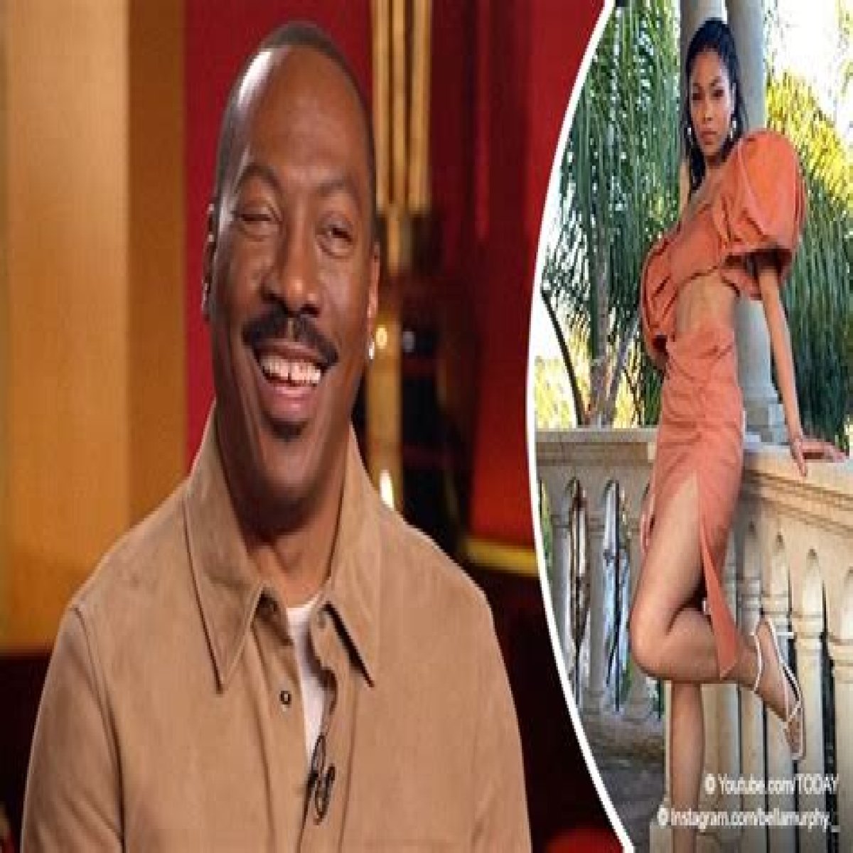 Eddie & Nicole Murphy's Daughter Bella Shows Flat Stomach in a Nude Crop Top & Matching Skirt