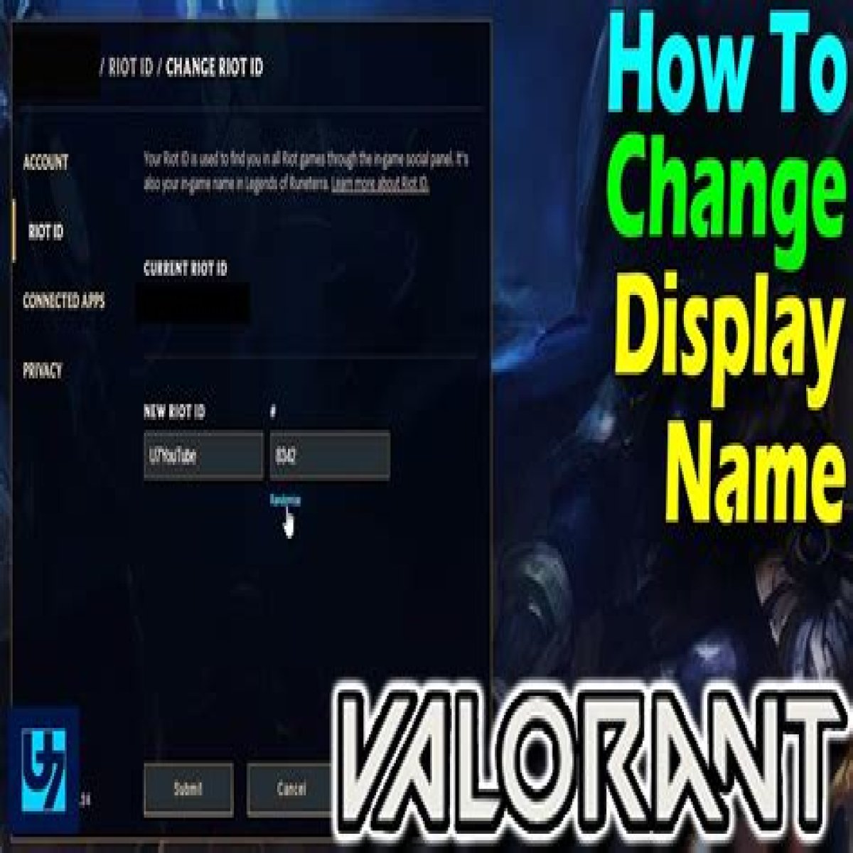 How to change your name in VALORANT