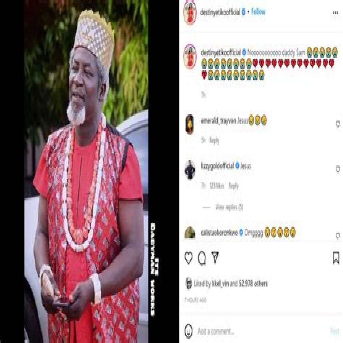 Nollywood Hit With The Death Of Actor Sam Obiago