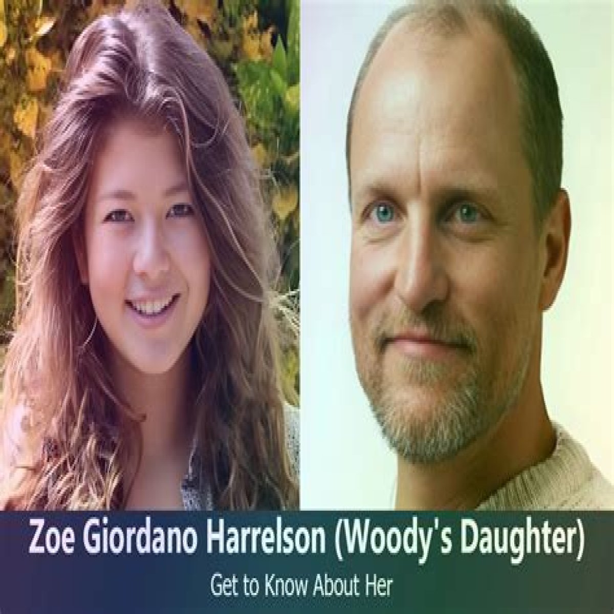Zoe Giordano Harrelson Is Woody Harrelson's Middle Daughter – Facts about Her